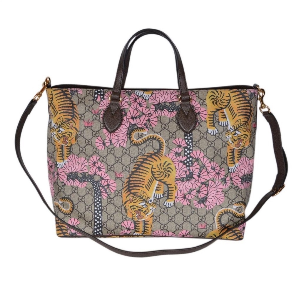 Gucci bengal tiger tote